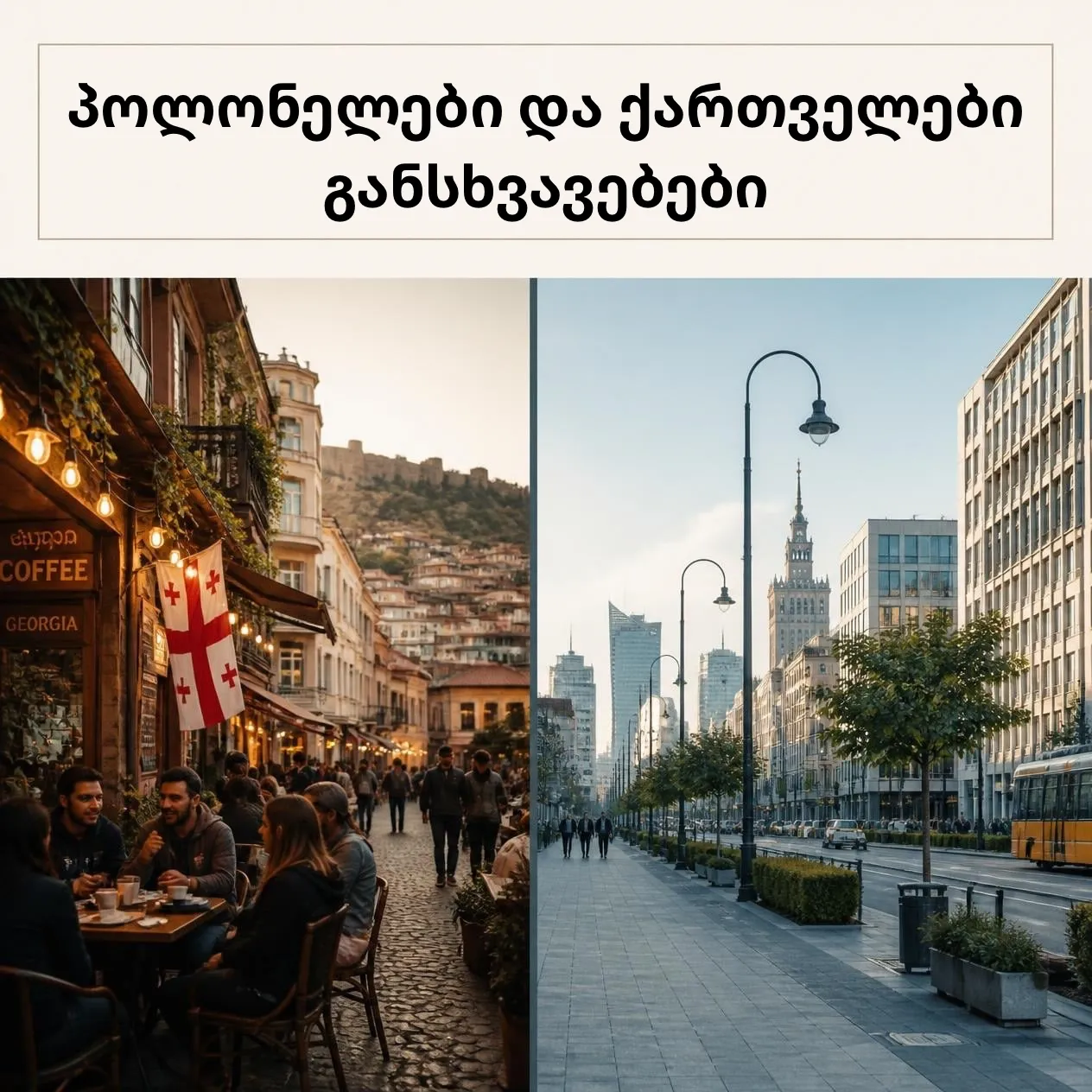 პოლონელები და ქართველები - განსხვავებები, რომელსაც პირველ თვეებში შეამჩნევთ