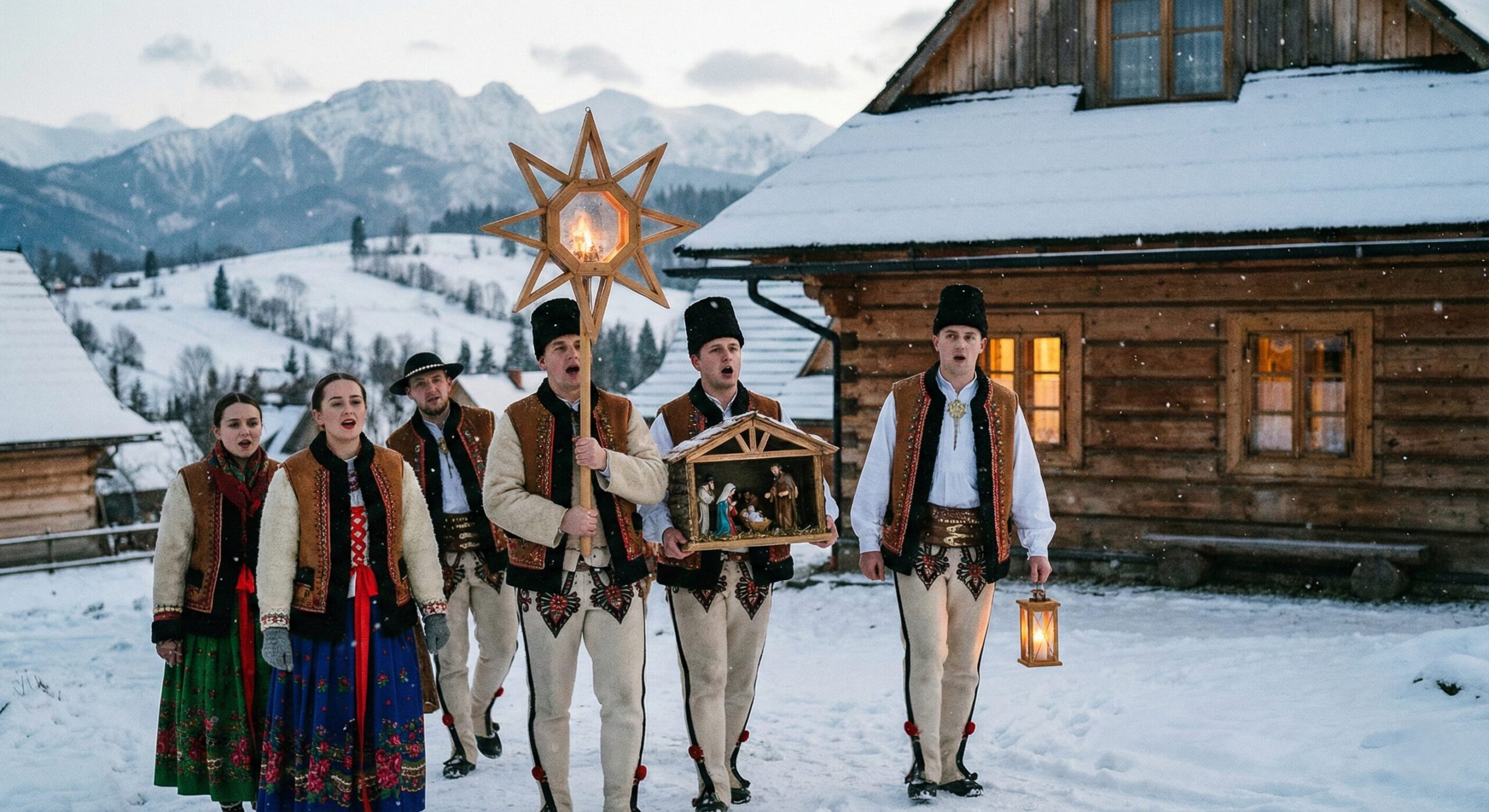 კოლედა პოლონეთში საშობაო ტრადიციის დროს